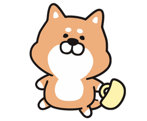 くまのキャラクターがタブレットを持つイラスト