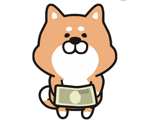 くまのキャラクターが驚いているイラスト