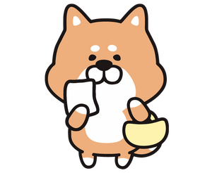 くまのキャラクターが笑顔でポーズするイラスト